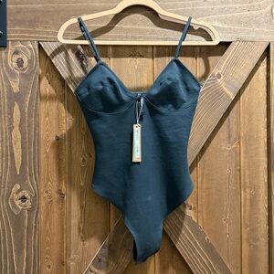 NWT Cotton Shapewear Thong Bodysuit